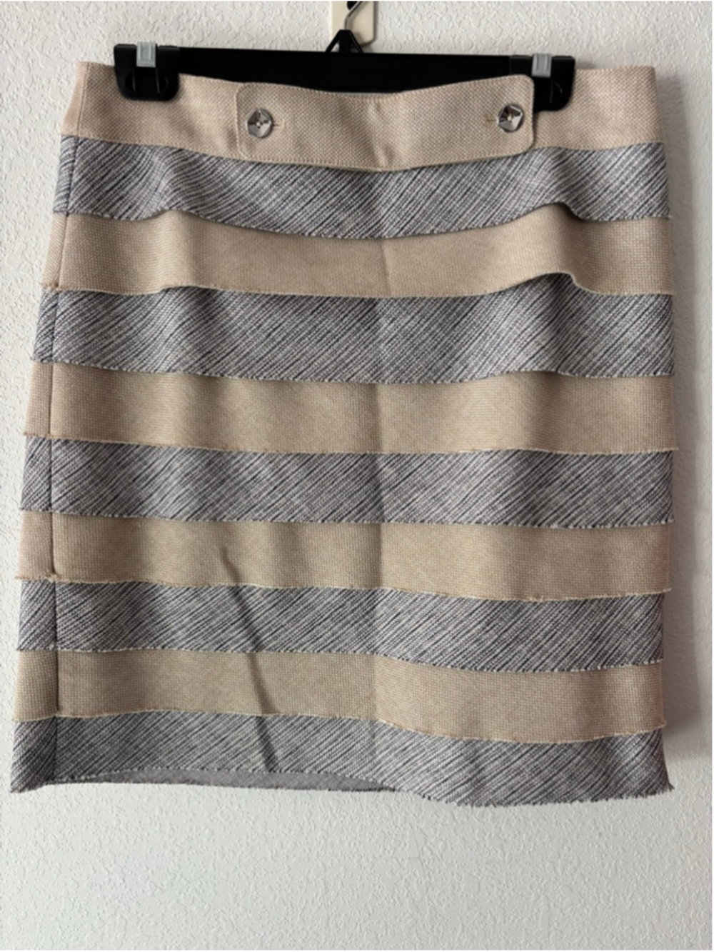 White House Black Market *Designer Sample* Striped Skirt size 10